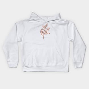 red leaf Kids Hoodie